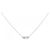 Autre Marque Collana in diamante in oro bianco Au750 Argento