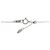 Autre Marque Collana in diamante Pt900 Pt850 Argento - vista 5