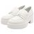 Timeless Chanel Leder-Loafer Weiß
