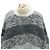 Autre Marque Weit geschnittenes Strickpullover mit Farbverlaufskante CLANE Braun Roh - Ansicht 3