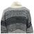 Autre Marque Weit geschnittenes Strickpullover mit Farbverlaufskante CLANE Braun Roh - Ansicht 4