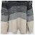 Autre Marque Weit geschnittenes Strickpullover mit Farbverlaufskante CLANE Braun Roh - Ansicht 6