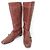 Autre Marque Botas Largas de Cuero TO&CO Castaño