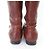 Autre Marque Botas Largas de Cuero TO&CO Castaño - vista 4