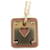 Collier en forme de cœur Asdukur d'Hermès Rose  - vue 1