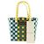 Marni Woven Micro Basket Handtasche aus Polypropylen Mehrfarben Grün