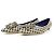 Scarpe Flat Manolo Blahnik D'oro - vista 3