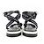 Sandali Louis Vuitton Nero Bianco - vista 5