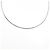 Autre Marque Collana in Oro Bianco K14 Argento