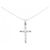 Autre Marque Collana con Croce Au750 Argento