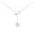 Collier Hermès Ex Libris en argent 925 et or rose 750 Argenté  - vue 1