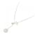 Collier Hermès Ex Libris en argent 925 et or rose 750 Argenté  - vue 2