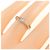 Bulgari Bvlgari Infinito Platin-Diamantring Größe 8 Silber - Ansicht 5
