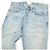 Autre Marque Current Elliott Pantalones de denim de algodón THE BOYFRIEND Azul - vista 5