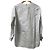 Autre Marque Blusa a maniche lunghe in cotone e seta a righe BLAMINK Bianco - vista 3