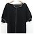 Autre Marque Vestido con cuello de scallop Mizuiro Ind Negro - vista 3
