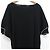 Autre Marque Vestido con cuello de scallop Mizuiro Ind Negro - vista 4