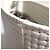 Autre Marque Borsa a Spalla in Pelle Mesh NOMADIS CARRE Bianco - vista 12