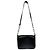 Autre Marque Borsa a spalla in pelle Coccinelle con patta e catena Nero Grigio - vista 4