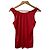 Autre Marque CAST: Transparente Strickpullover mit Rollkragen Rot - Ansicht 7