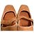 Autre Marque Bailarinas de Ante Timberland Naranja - vista 4