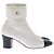 Chanel Botas de cuero charol blanco - vista 2