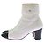 Chanel Botas de cuero charol blanco - vista 3