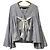 Autre Marque Ellery DECO Bluse mit Glockenärmeln Weiß Blau