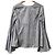 Autre Marque Ellery DECO Bluse mit Glockenärmeln Weiß Blau - Ansicht 3