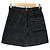 Autre Marque Dzzit Jeansrock mit Diamantsteppung Schwarz