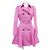 Abrigo Trench Valentino Rosa
