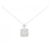 Autre Marque Collana in diamante in oro bianco Au750 Argento
