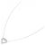 Autre Marque Collar de diamante en oro blanco Au750 Plata - vista 2