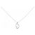 Autre Marque Collana in platino e diamanti Argento