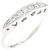Autre Marque Au750 Diamantring Samantha Tiara Silber