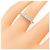 Autre Marque Au750 Diamantring Samantha Tiara Silber - Ansicht 5