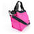 Autre Marque Borsa Dance With Dragon Nero Rosa - vista 2