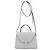 Borsa a tracolla Valextra ISIDE in pelle di vitello morbida Grigio
