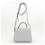 Borsa a tracolla Valextra ISIDE in pelle di vitello morbida Grigio - vista 3
