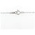 Autre Marque Collana con diamante incrociato K14WG Argento - vista 5