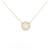 Van Cleef & Arpels Perlée 750 Pink Gold Diamond Necklace Golden  - view 1