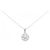 Autre Marque Collana in platino e diamanti Argento