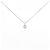 Autre Marque Collana di diamanti in platino Pt900/Pt850 Argento
