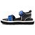 Sandali in pelle di vitello Louis Vuitton Pool Pillow Line Nero Blu - vista 2