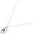 Autre Marque Collana in platino Pt900 Pt850 con tanzanite Argento - vista 2