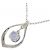 Autre Marque Collana in platino Pt900 Pt850 con tanzanite Argento - vista 4