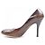 Pumps Salvatore Ferragamo Marrone - vista 2