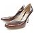 Pumps Salvatore Ferragamo Marrone - vista 3