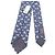 Cravatta in seta Hermès con motivo di cavallo, blu navy e multicolore, per donne. - vista 3