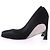 Dior Navy Wildleder-Pumps mit silbernen Absätzen Schwarz - Ansicht 2